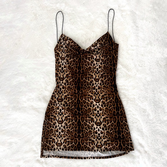 Leopard Print Dress - Picture 2 of 5